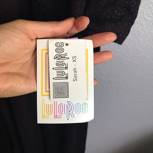 Lularoe Sarah Long Duster Cardigan NWT Size XS - Picture 5 of 5